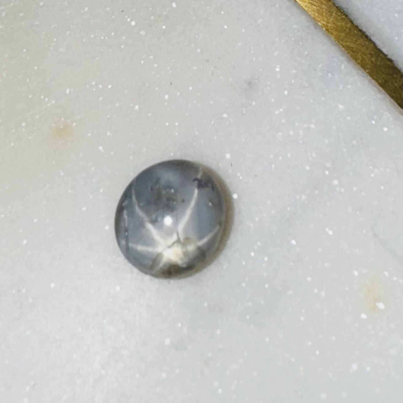 8ct Star Sapphire SI1 Oval Shape (11.3x10.4x6.3 mm) Unheated gemstone from Sri Lanka