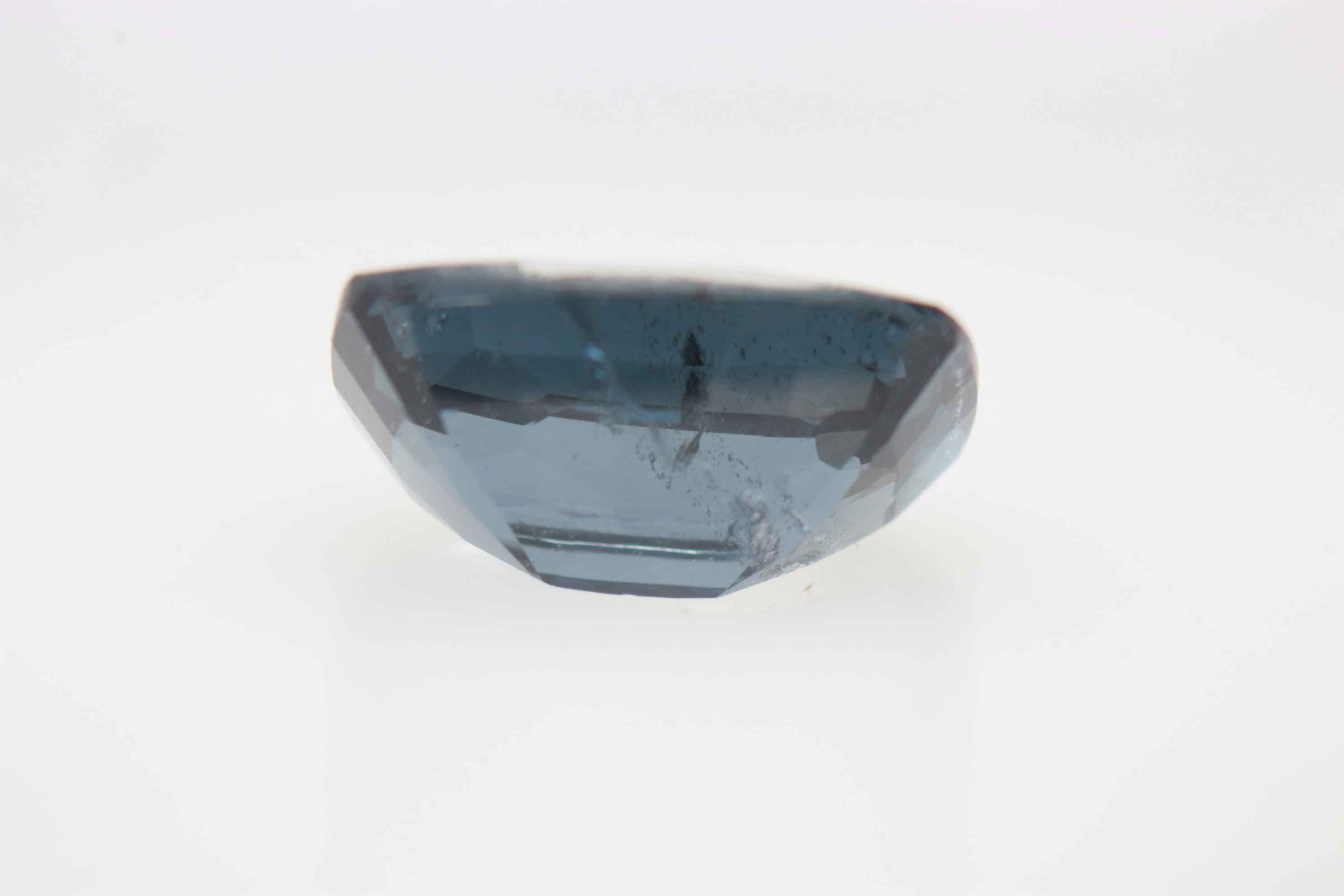 3ct Blue Spinel Cloud Fancy Cushion Shape (10x6.9x4.9 mm) Unheated gemstone from Sri Lanka