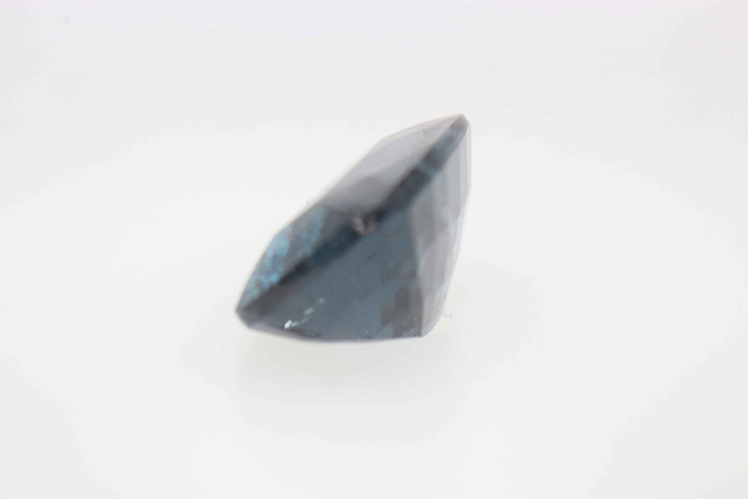 3ct Blue Spinel Cloud Fancy Cushion Shape (10x6.9x4.9 mm) Unheated gemstone from Sri Lanka
