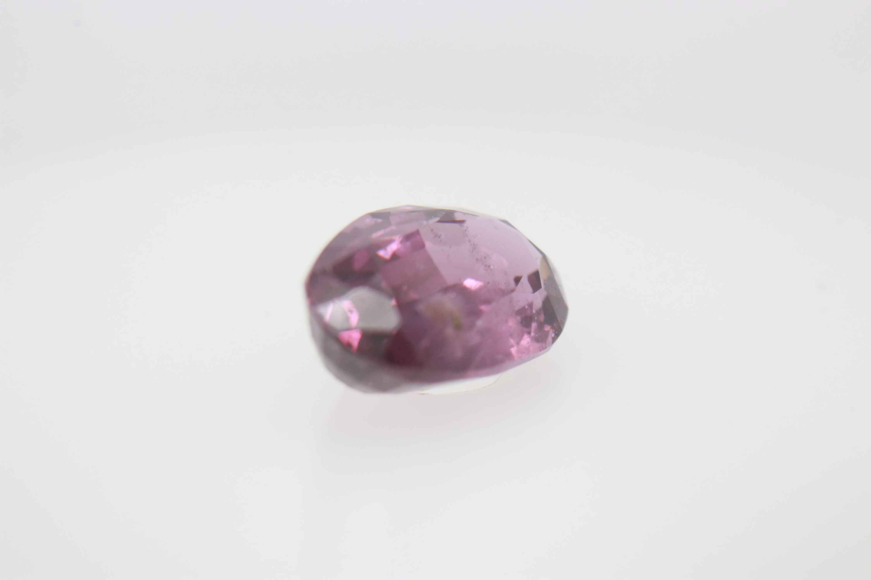 1.55ct Deep Pink Spinel Cloud Oval Shape (9.3x5.4x3.6 mm) Unheated gemstone from Sri Lanka