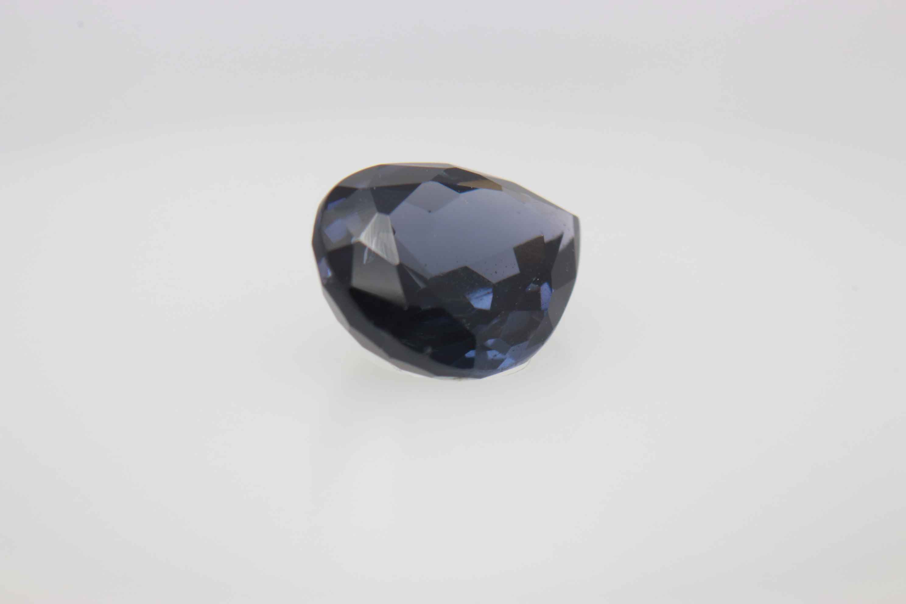 1.4ct Dark Blue Spinel SI1 Pear Shape (6x7.9x3.3 mm) Unheated gemstone from Sri Lanka