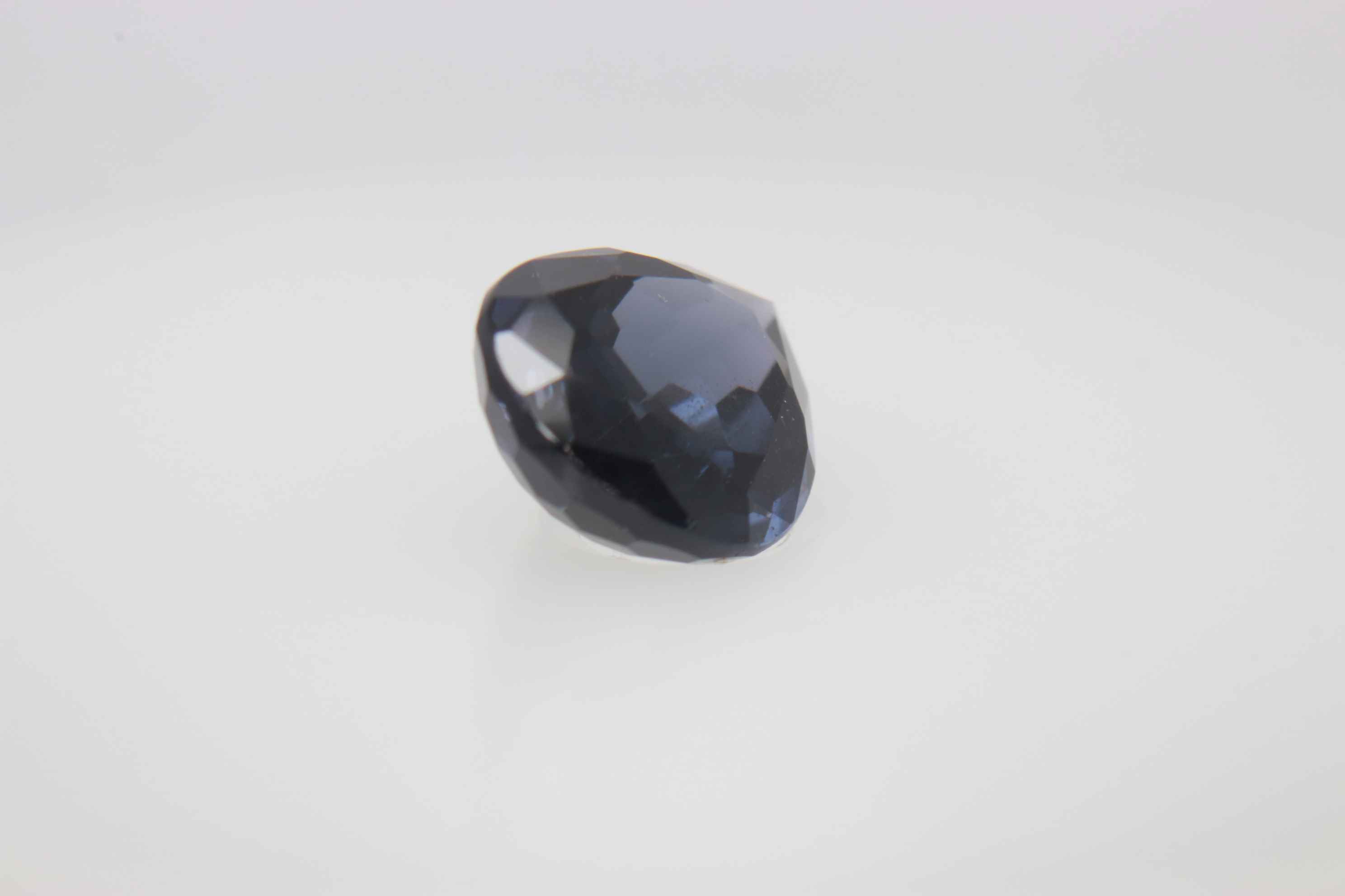 1.4ct Dark Blue Spinel SI1 Pear Shape (6x7.9x3.3 mm) Unheated gemstone from Sri Lanka