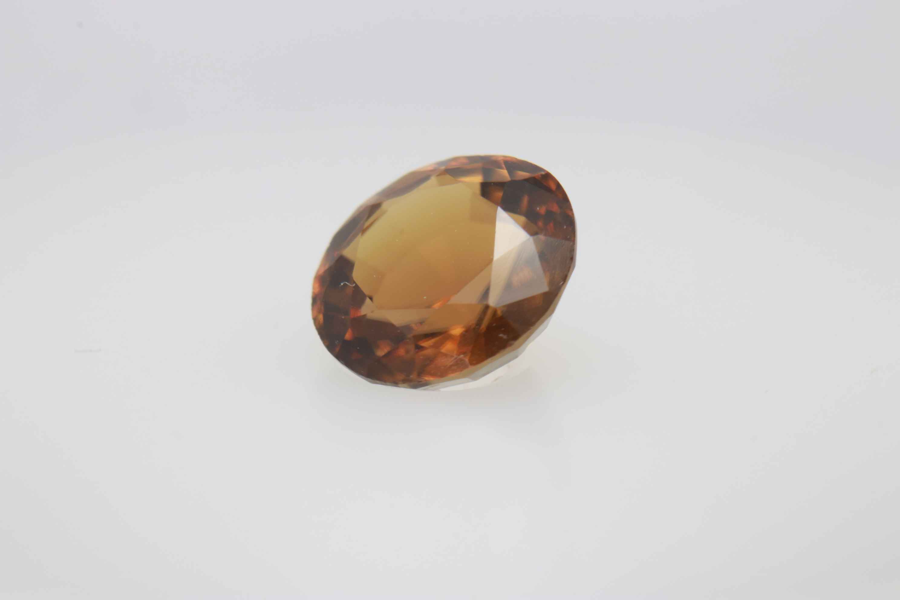 1.1ct Dark Orange Spinel VVS Oval Shape (6.6x3.6x0 mm) Unheated gemstone from Sri Lanka