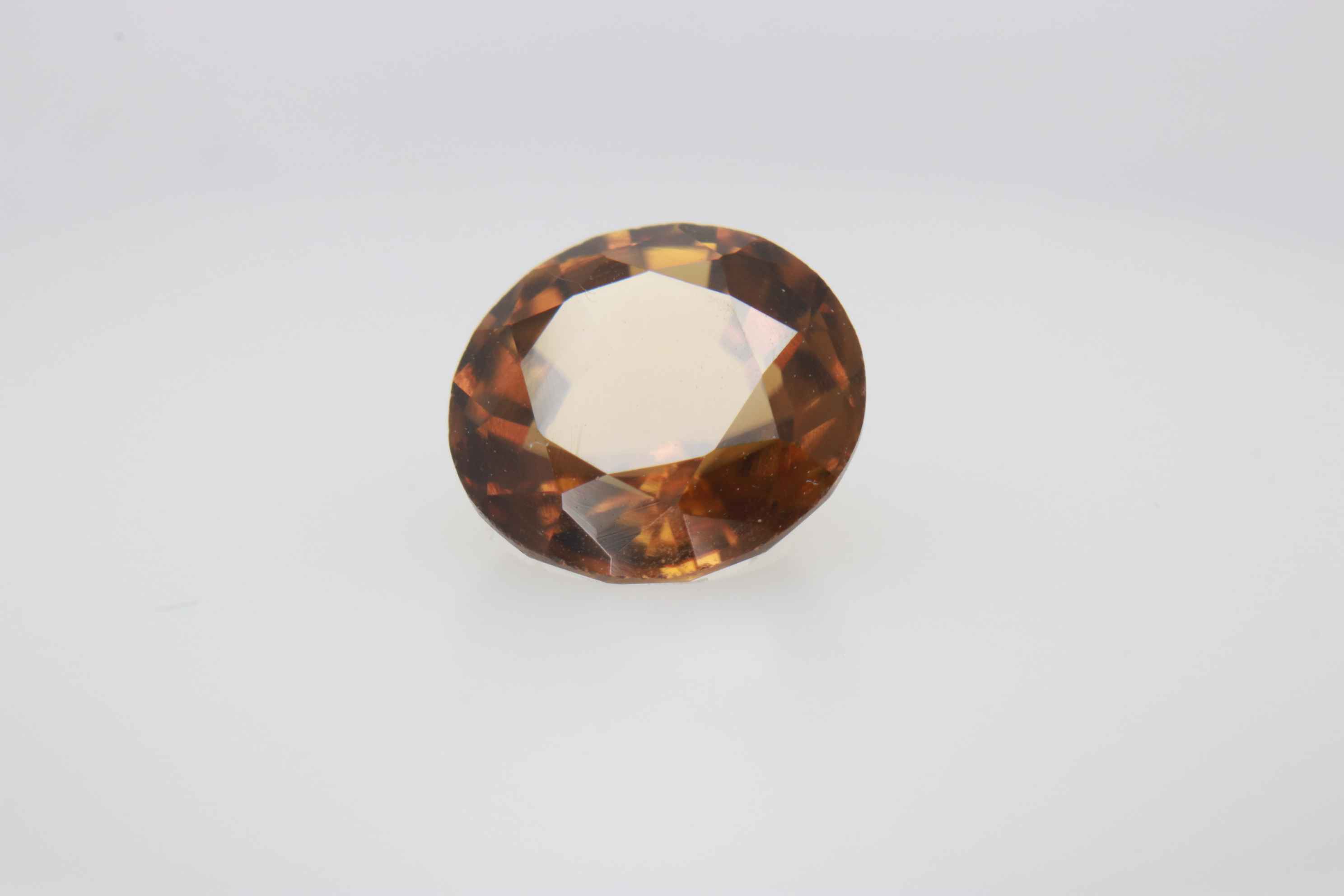 1.1ct Dark Orange Spinel VVS Oval Shape (6.6x3.6x0 mm) Unheated gemstone from Sri Lanka