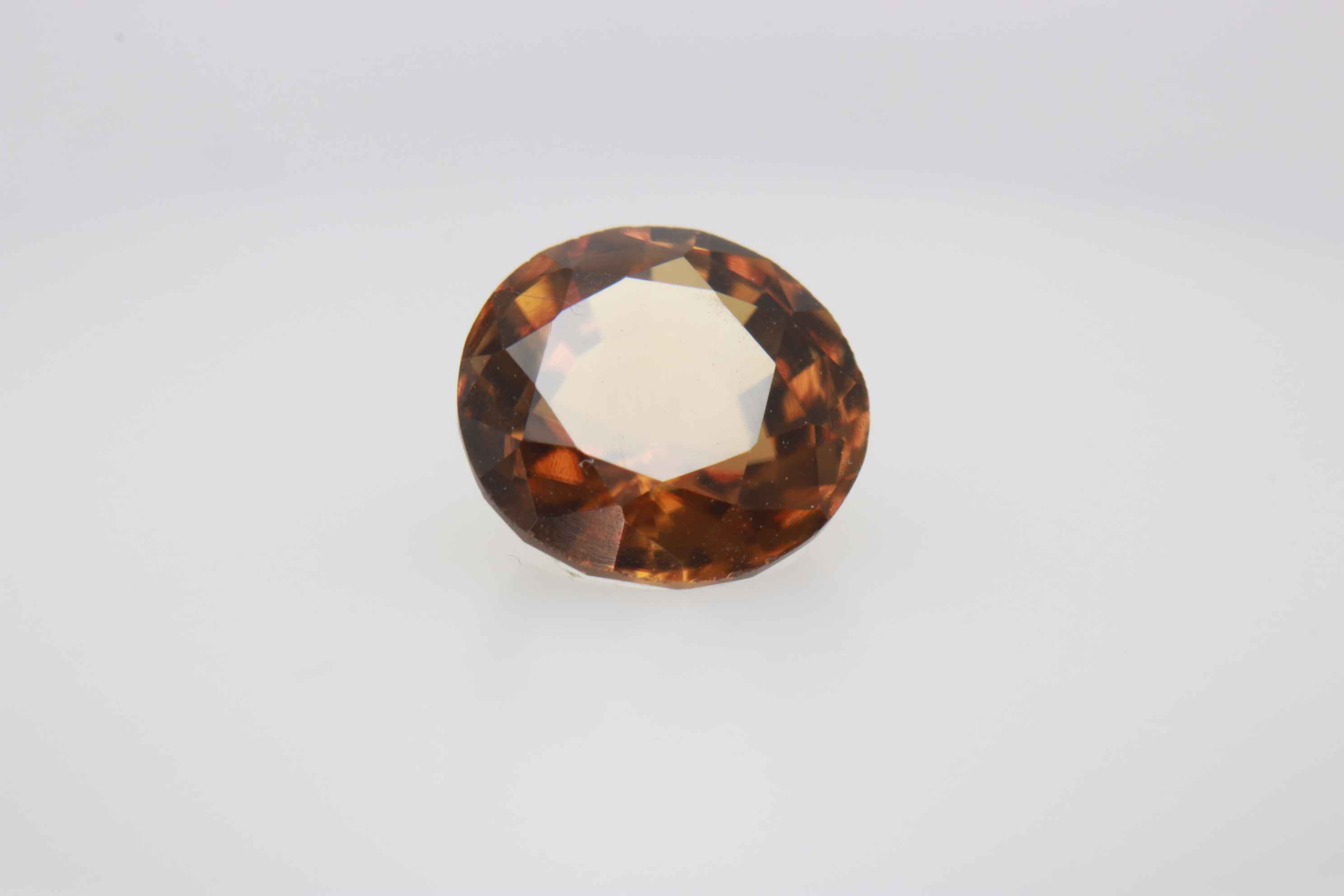 1.1ct Dark Orange Spinel VVS Oval Shape (6.6x3.6x0 mm) Unheated gemstone from Sri Lanka