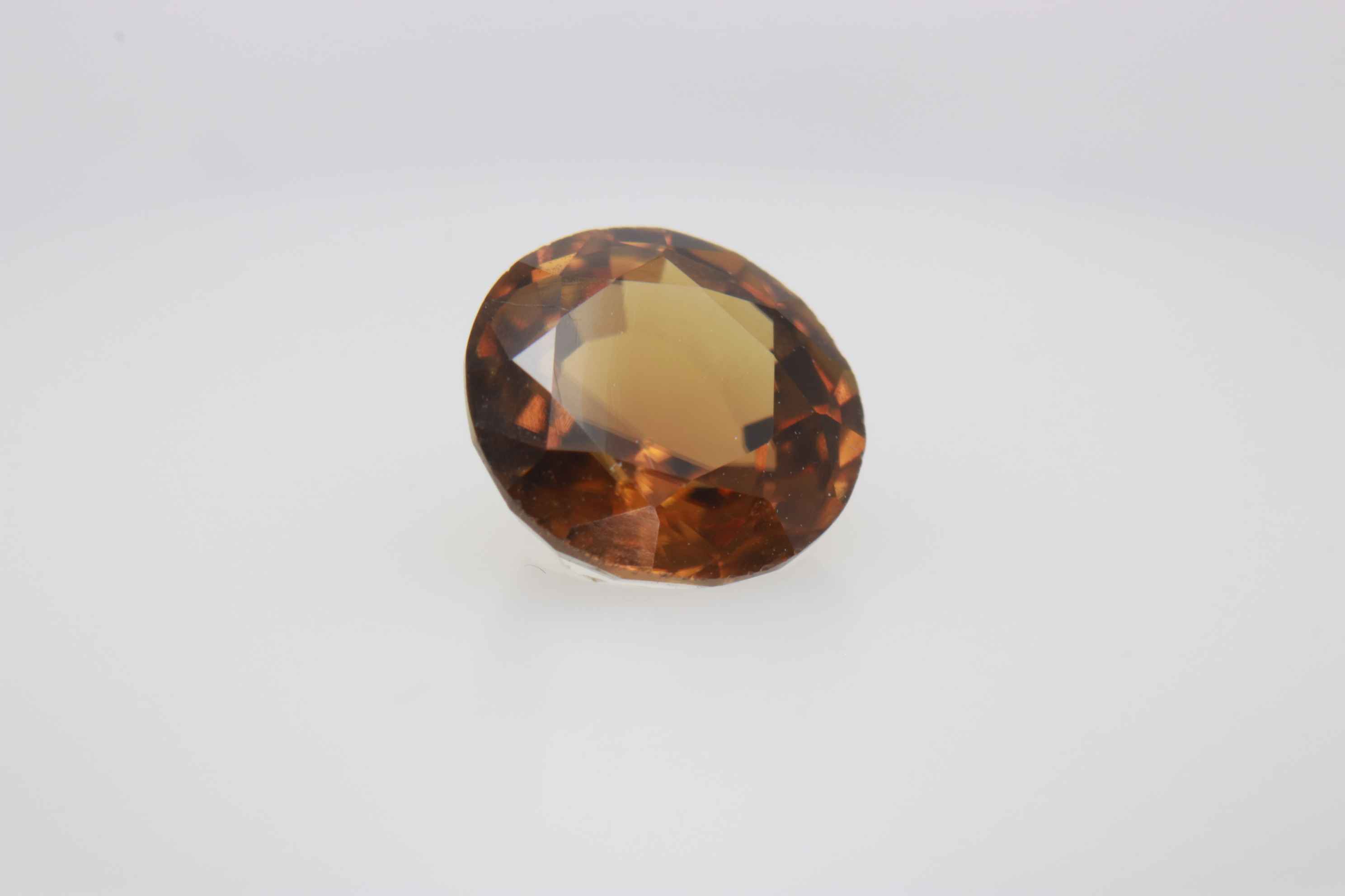 1.1ct Dark Orange Spinel VVS Oval Shape (6.6x3.6x0 mm) Unheated gemstone from Sri Lanka