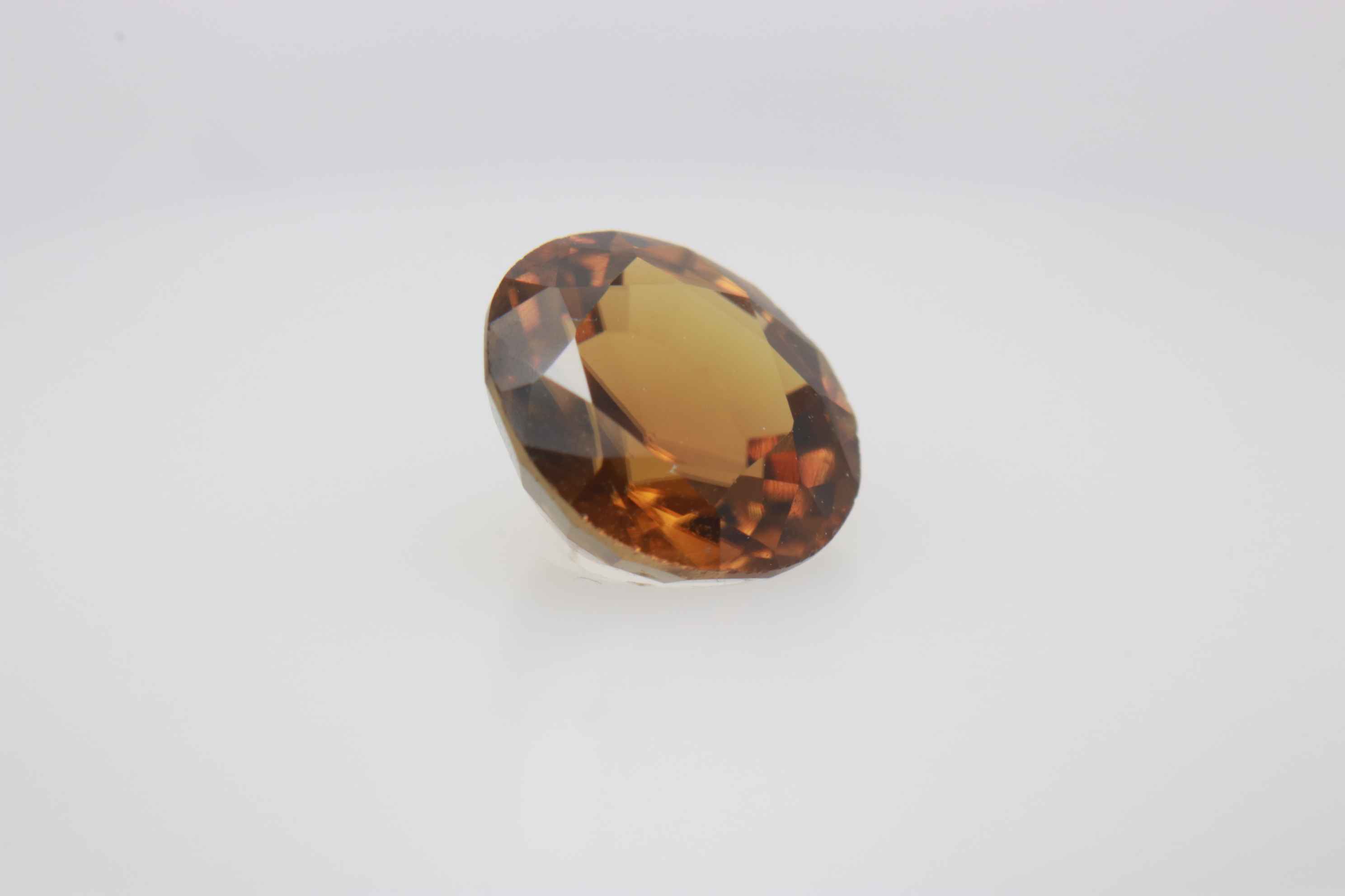 1.1ct Dark Orange Spinel VVS Oval Shape (6.6x3.6x0 mm) Unheated gemstone from Sri Lanka