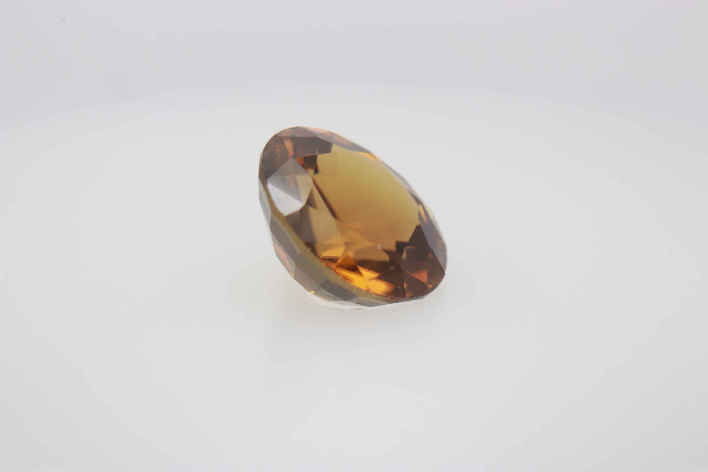 1.1ct Dark Orange Spinel VVS Oval Shape (6.6x3.6x0 mm) Unheated gemstone from Sri Lanka