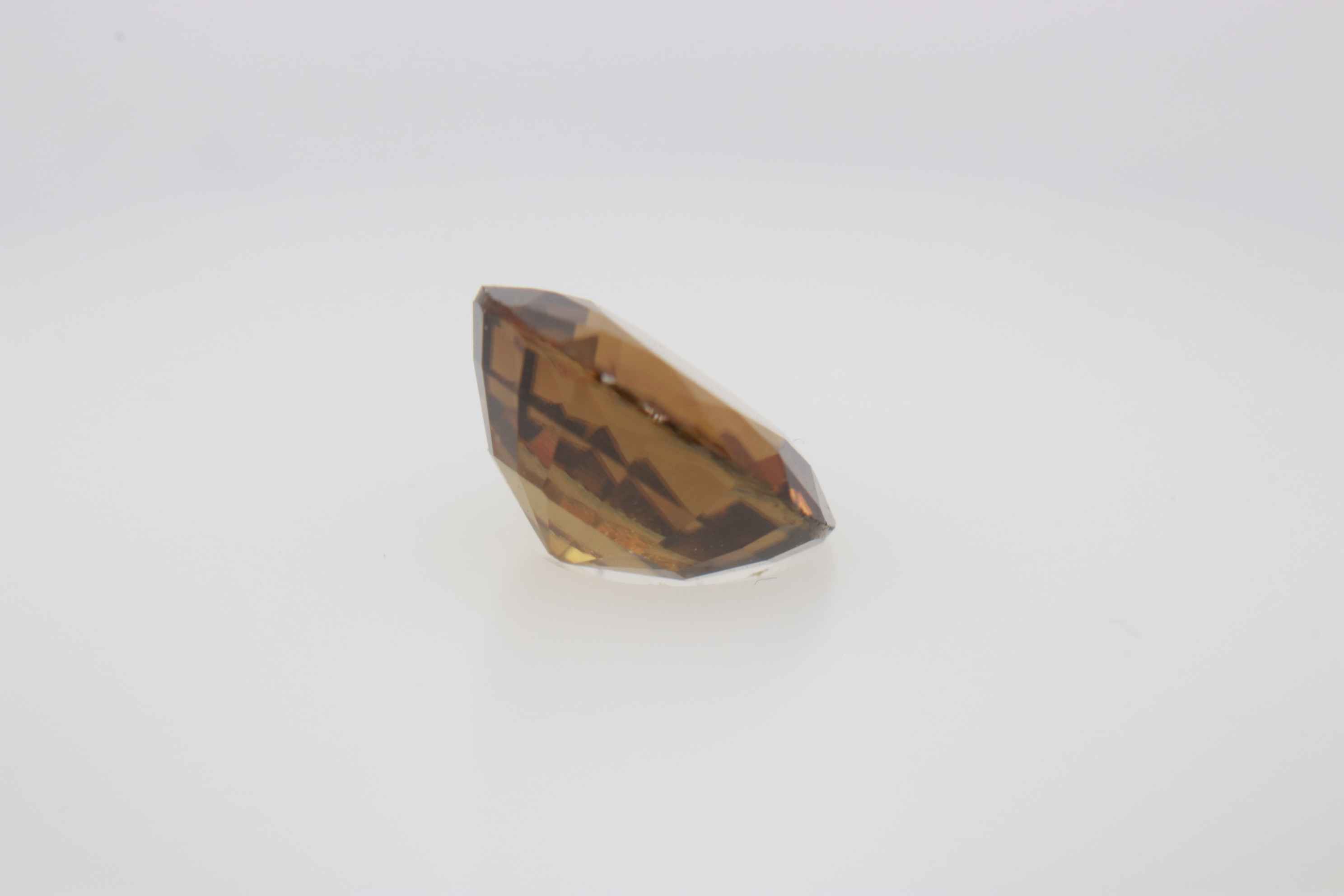 1.1ct Dark Orange Spinel VVS Oval Shape (6.6x3.6x0 mm) Unheated gemstone from Sri Lanka