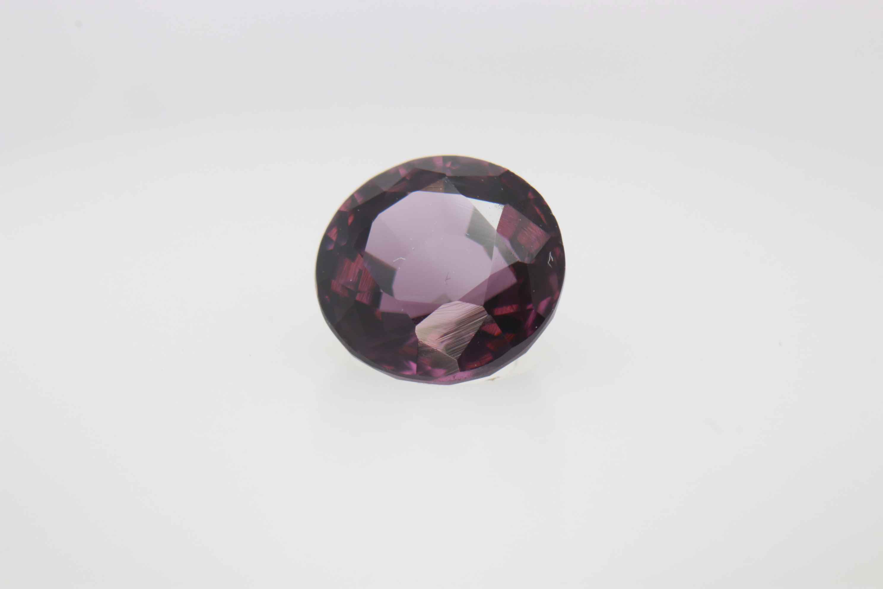 1ct Purple Spinel VVS Round Shape (5.9x3.5x0 mm) Unheated gemstone from Sri Lanka