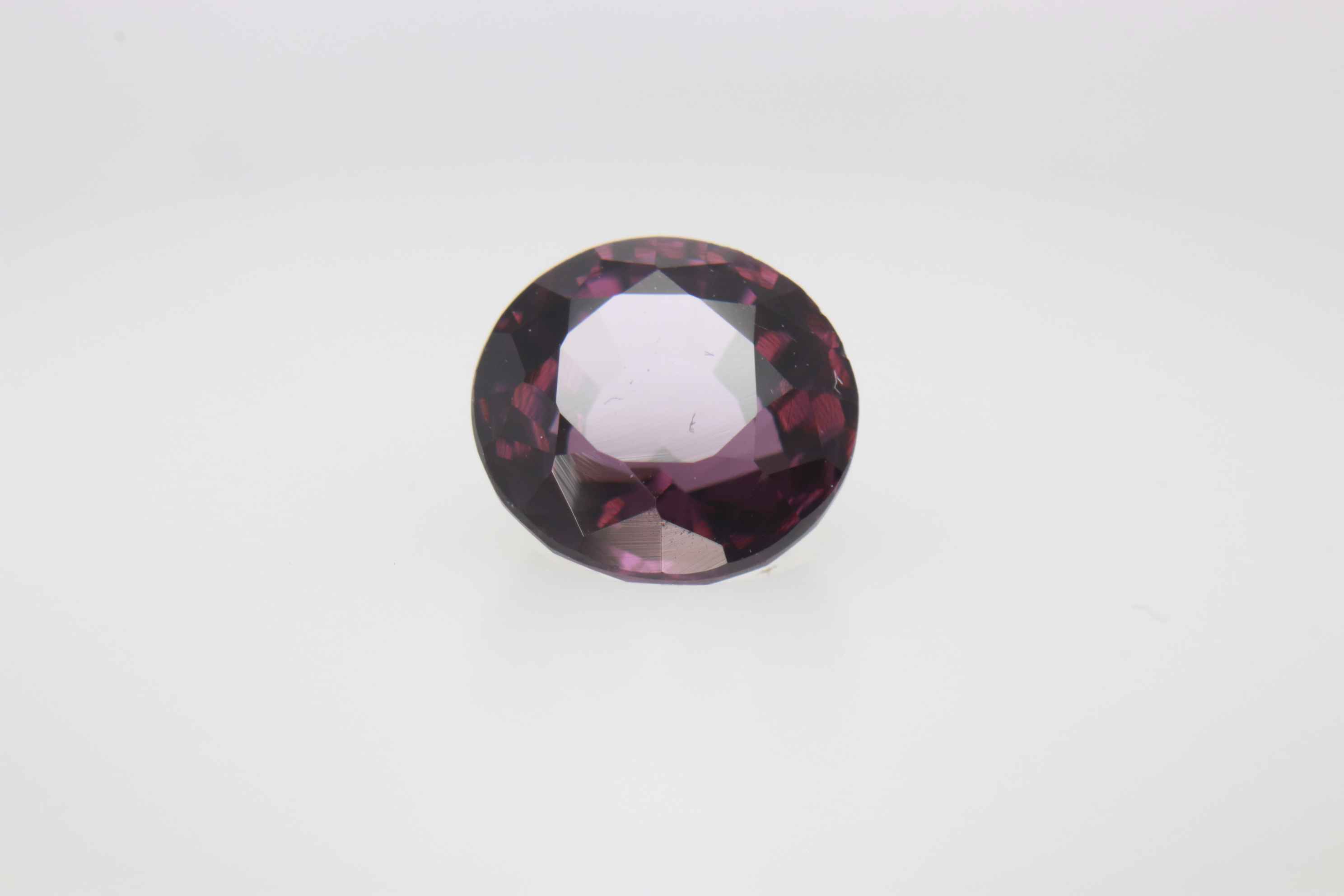 1ct Purple Spinel VVS Round Shape (5.9x3.5x0 mm) Unheated gemstone from Sri Lanka