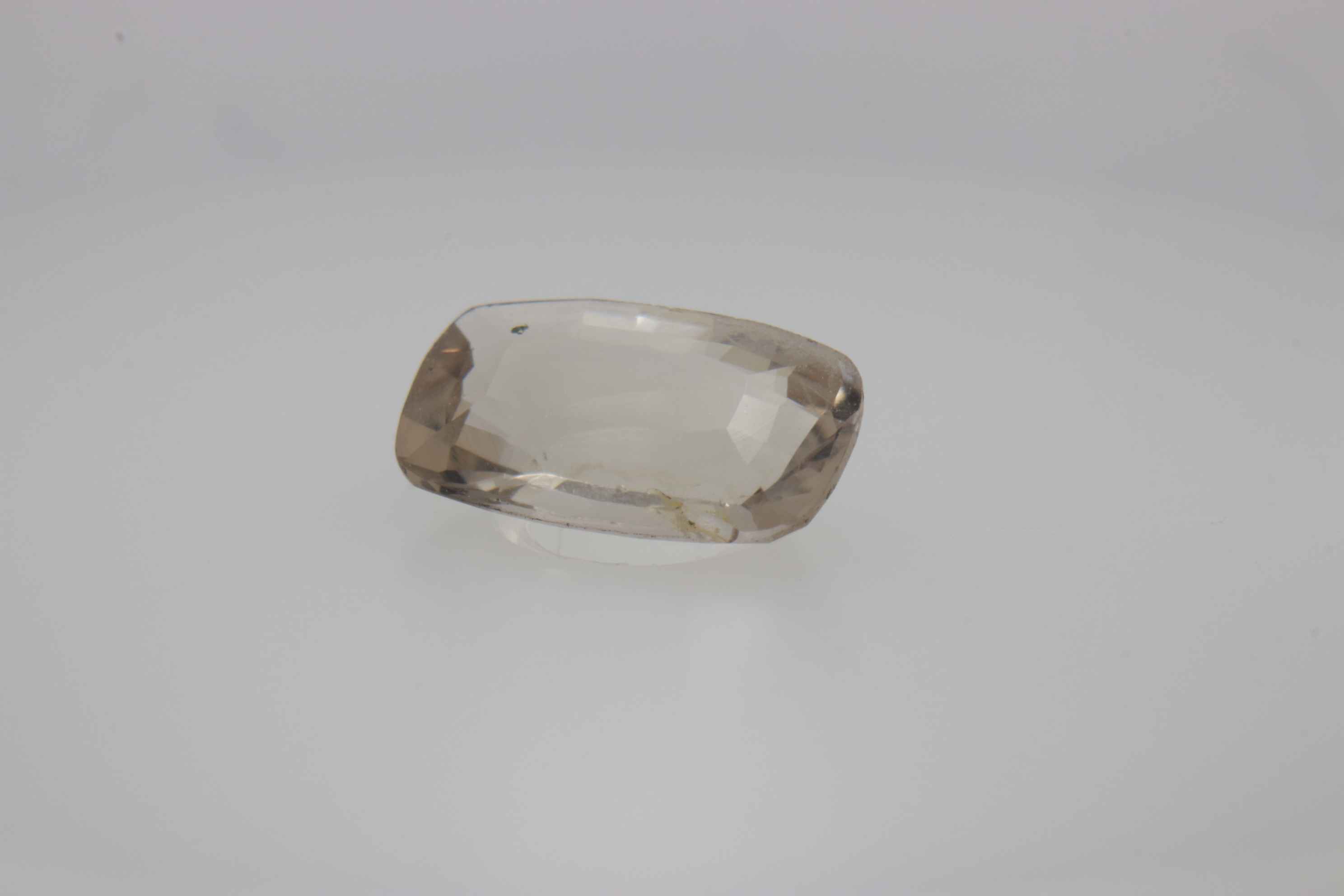 0.7ct White - Off Spinel SI1 Fancy Cushion Shape (7.3x4.4x2.8 mm) Unheated gemstone from Sri Lanka