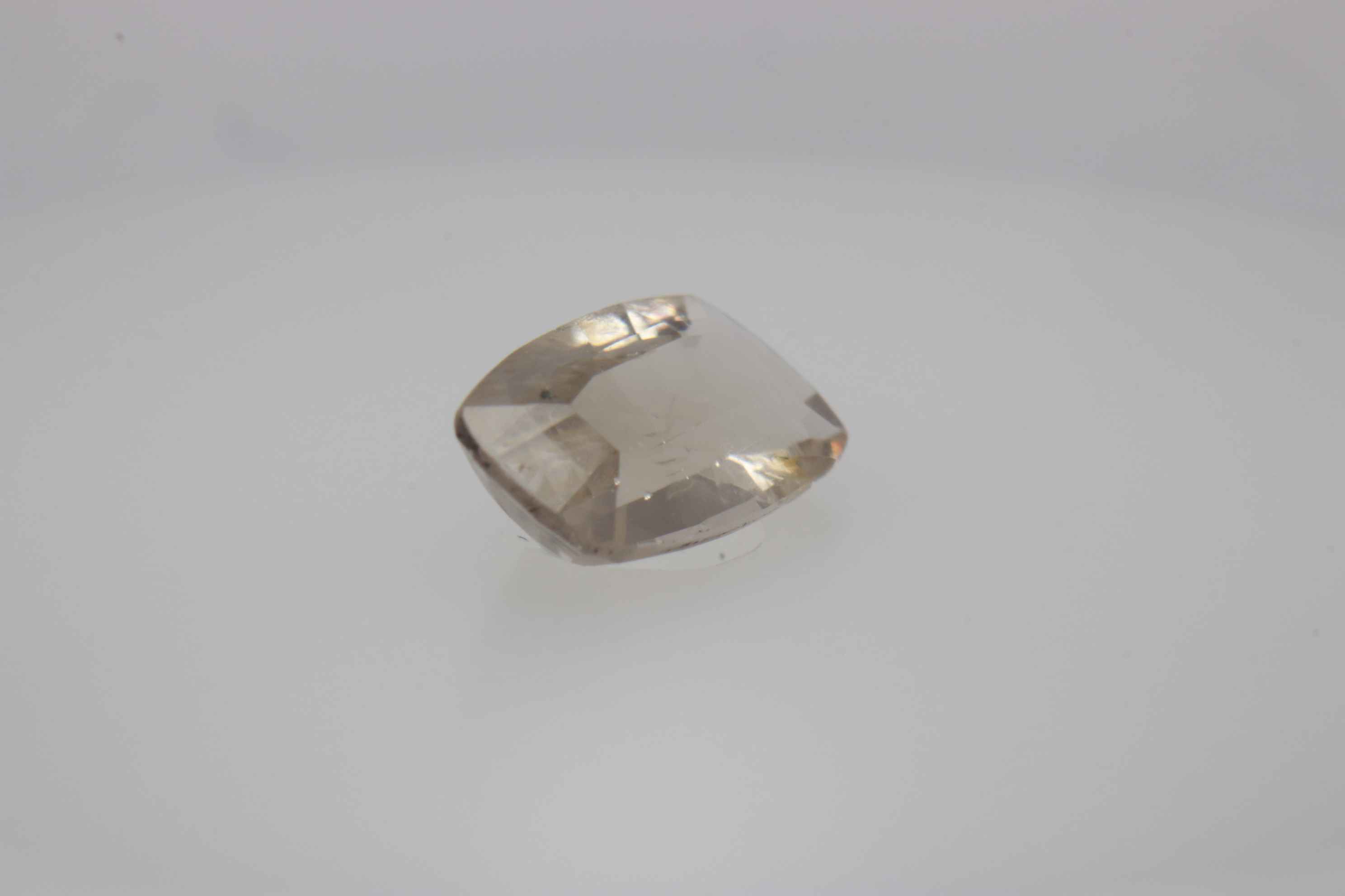 0.7ct White - Off Spinel SI1 Fancy Cushion Shape (7.3x4.4x2.8 mm) Unheated gemstone from Sri Lanka