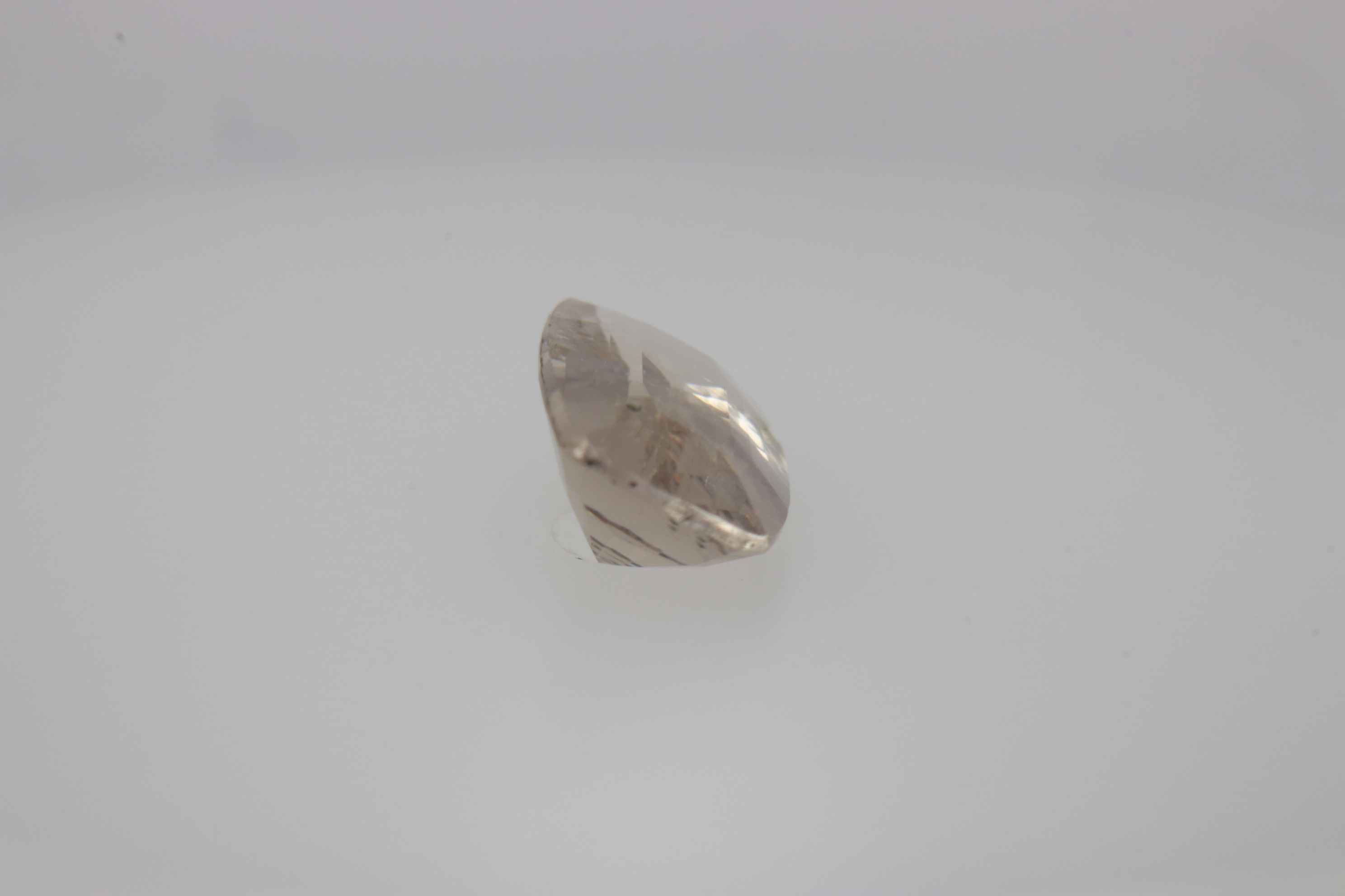 0.7ct White - Off Spinel SI1 Fancy Cushion Shape (7.3x4.4x2.8 mm) Unheated gemstone from Sri Lanka