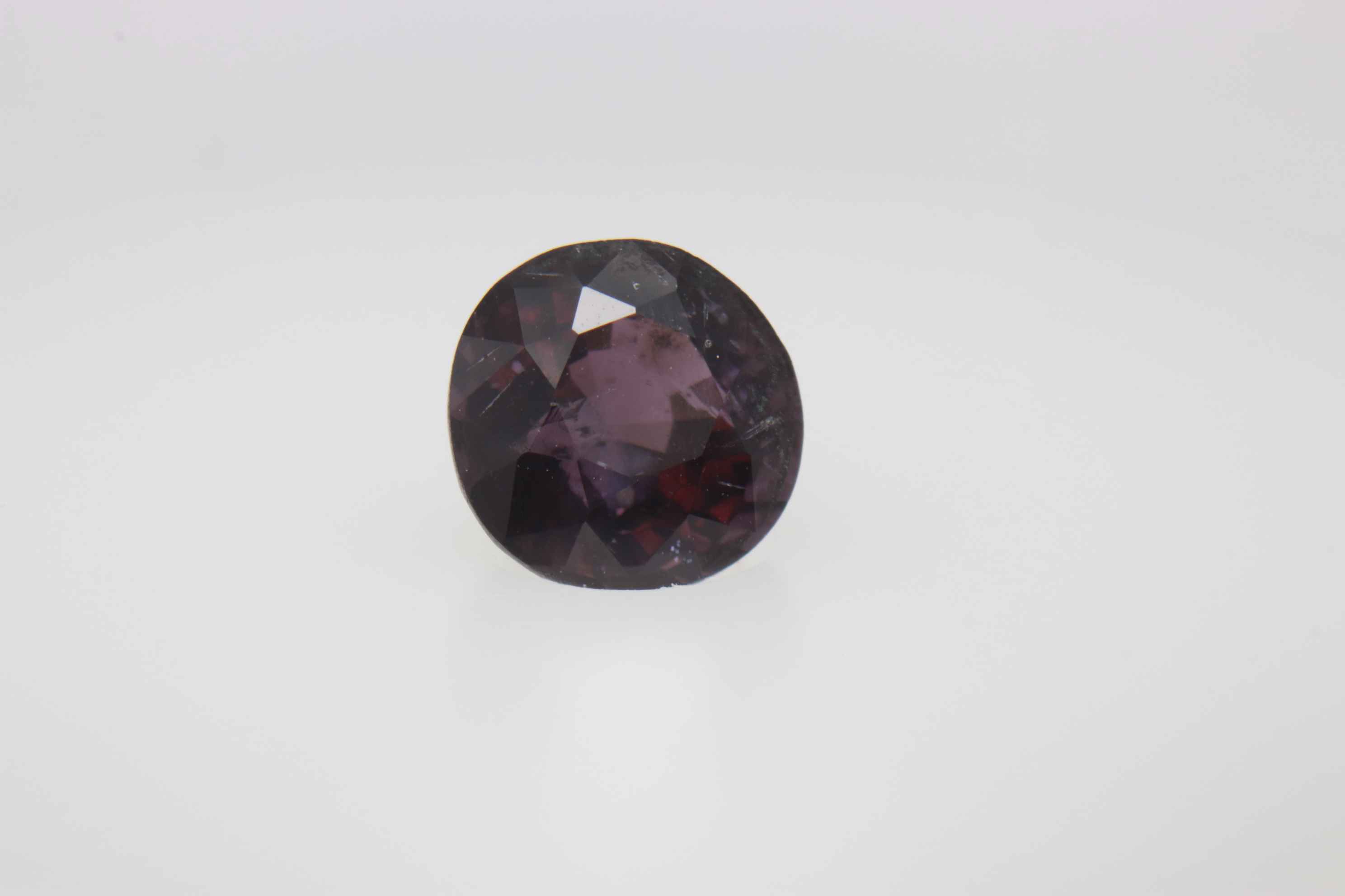 0.8ct Purple Spinel Vs Round Shape (0x5.4x3.8 mm) Unheated gemstone from Sri Lanka