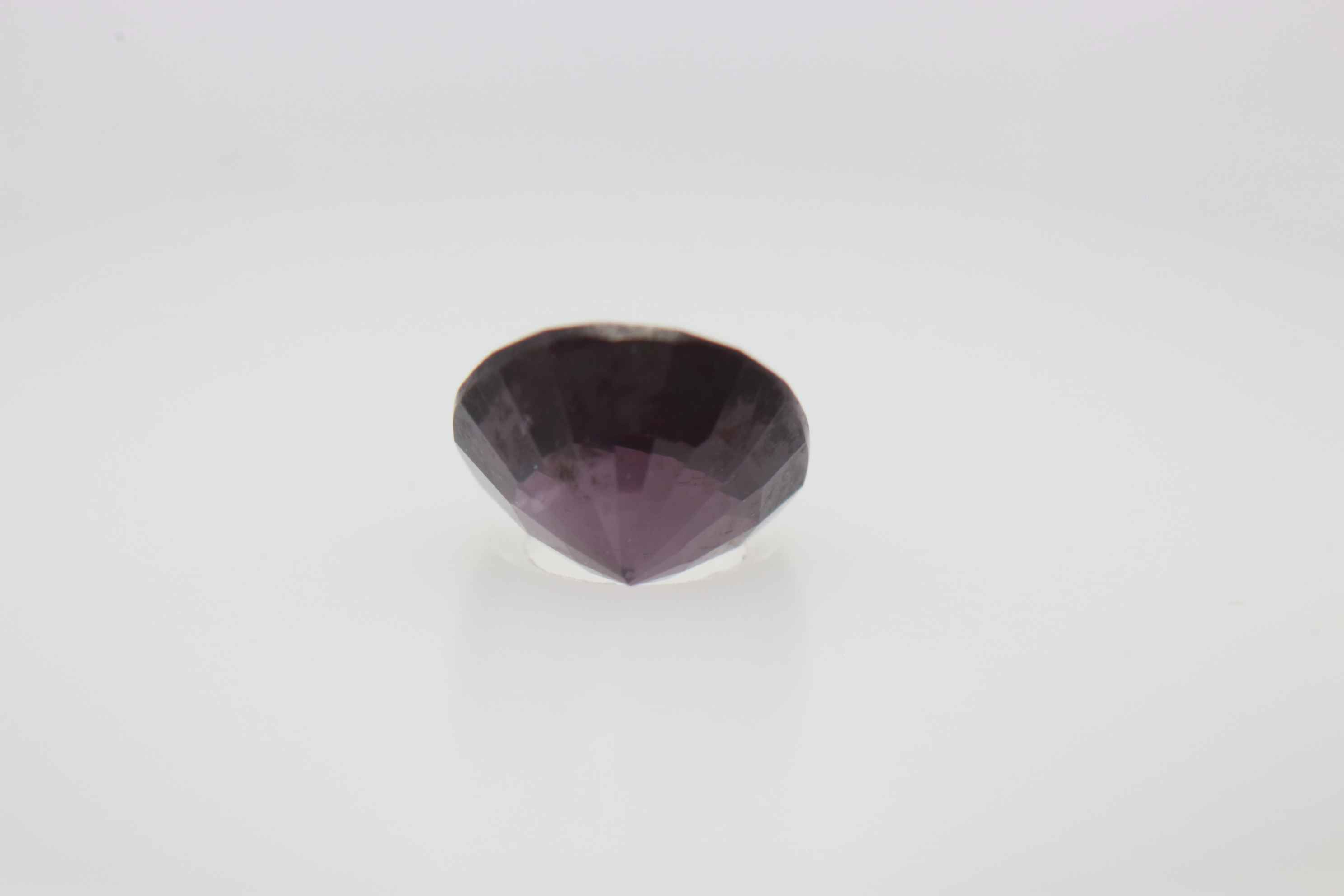 0.8ct Purple Spinel Vs Round Shape (0x5.4x3.8 mm) Unheated gemstone from Sri Lanka
