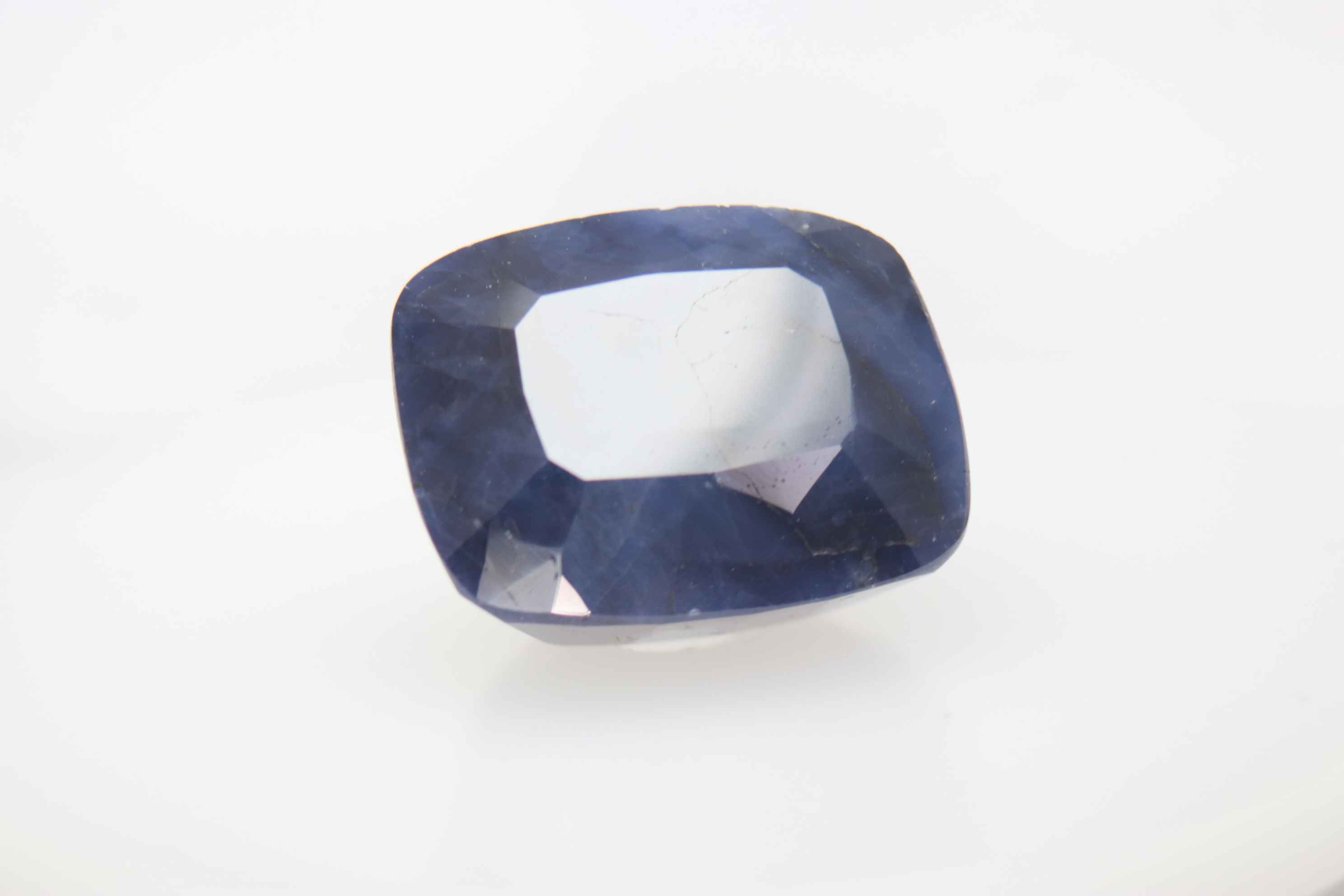 9.8ct Blue Sapphire SI1 Fancy Cushion Shape (12.5x10.6x7.4 mm) Heated gemstone from Sri Lanka