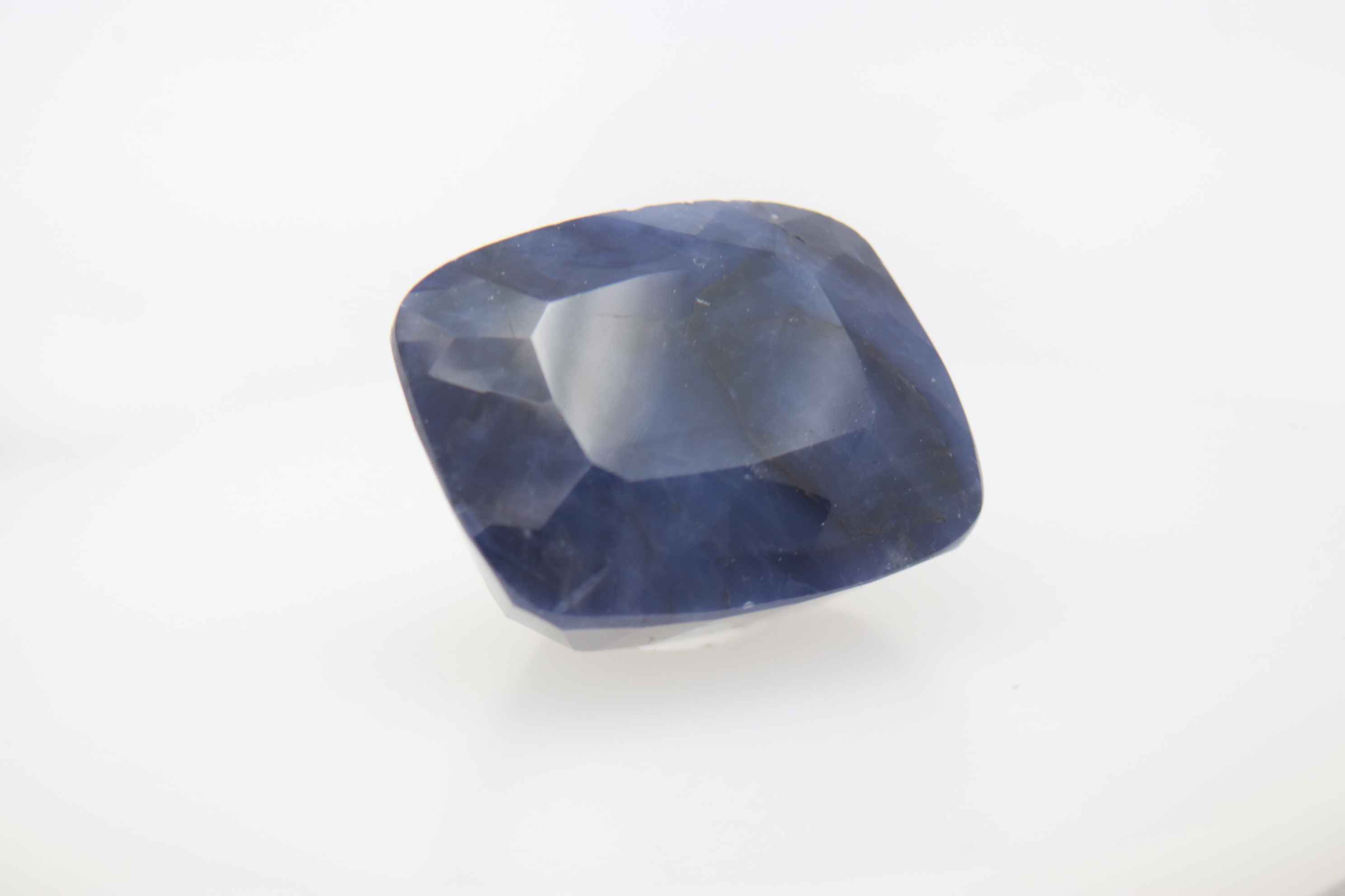 9.8ct Blue Sapphire SI1 Fancy Cushion Shape (12.5x10.6x7.4 mm) Heated gemstone from Sri Lanka