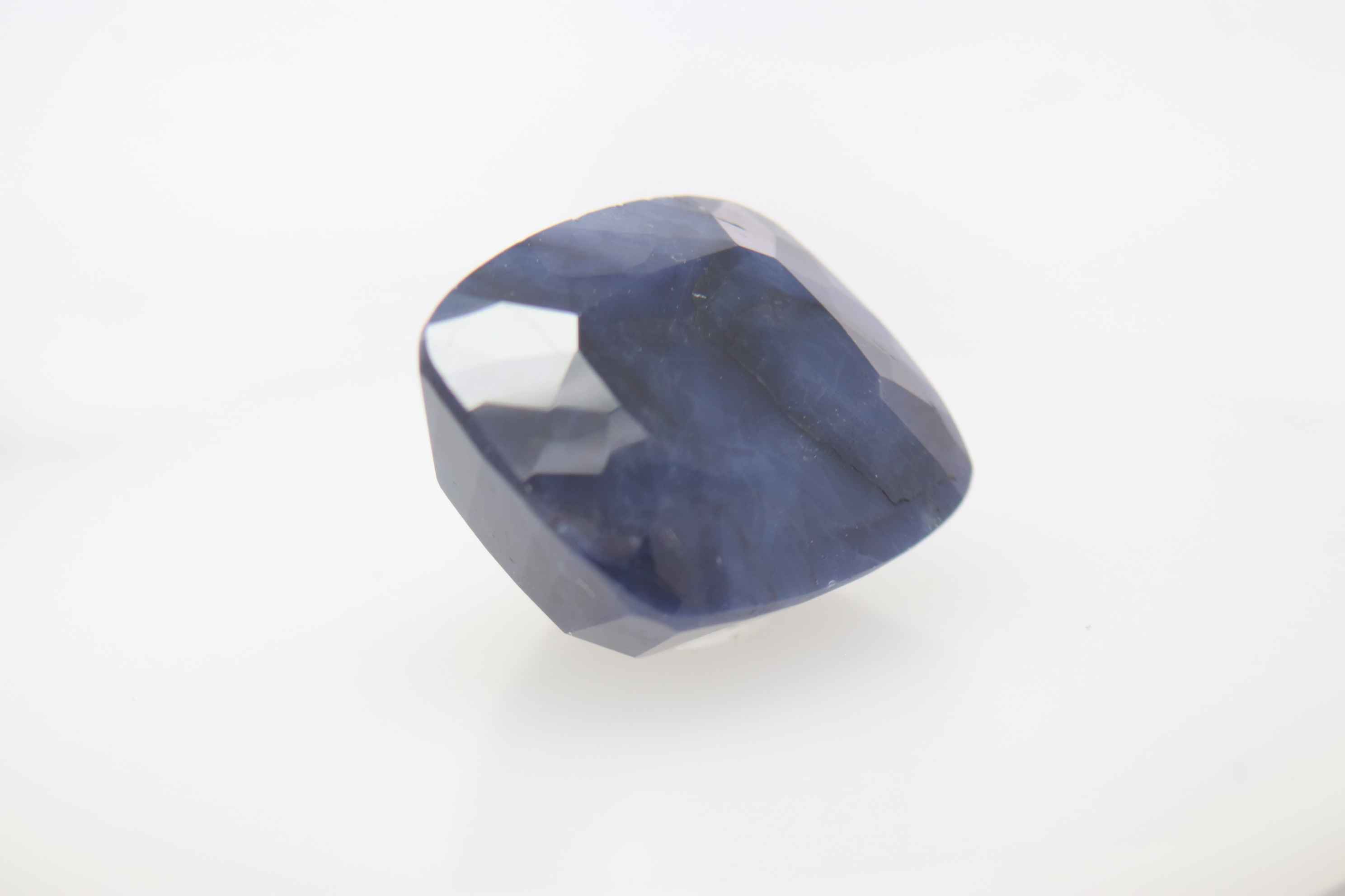 9.8ct Blue Sapphire SI1 Fancy Cushion Shape (12.5x10.6x7.4 mm) Heated gemstone from Sri Lanka