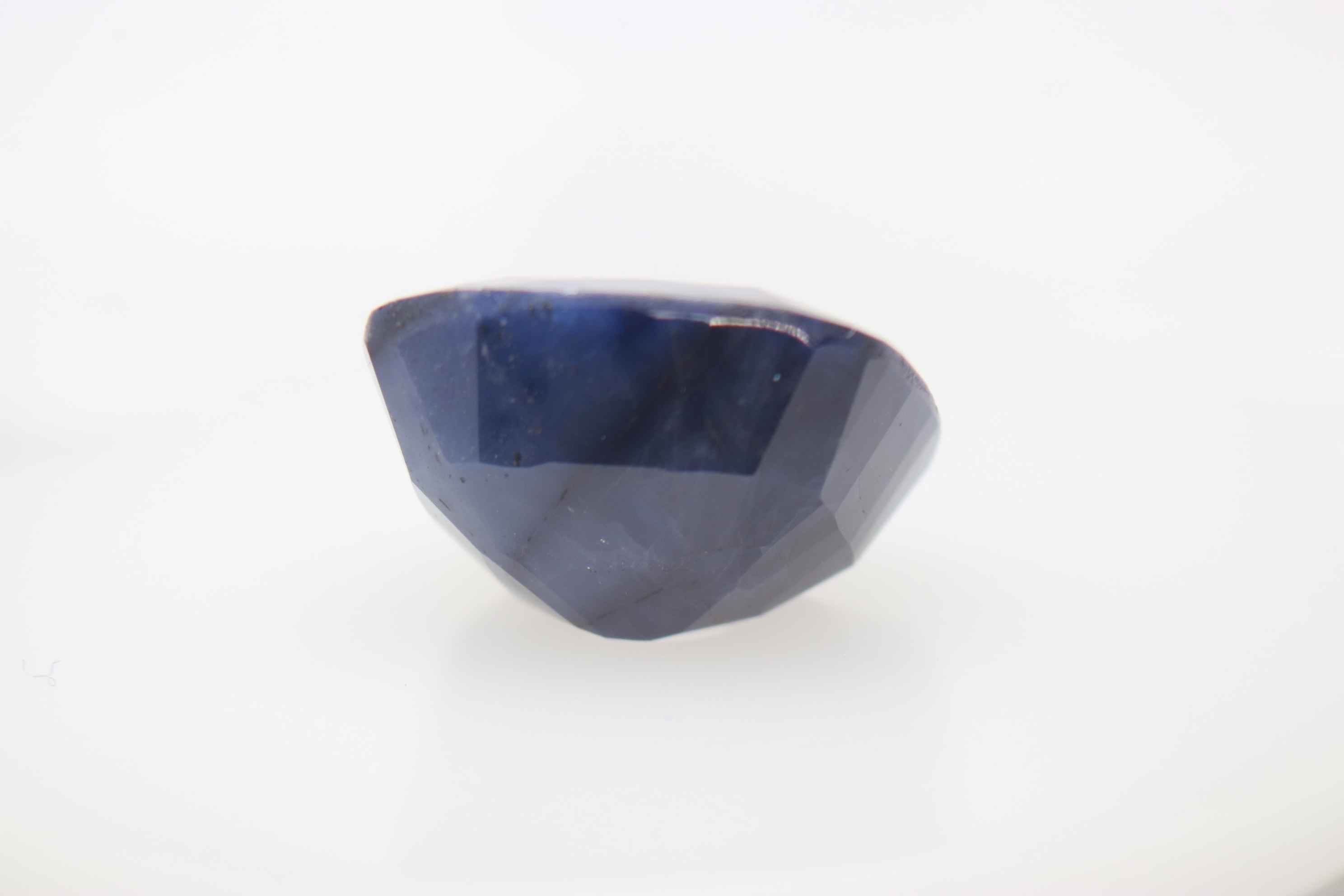 9.8ct Blue Sapphire SI1 Fancy Cushion Shape (12.5x10.6x7.4 mm) Heated gemstone from Sri Lanka