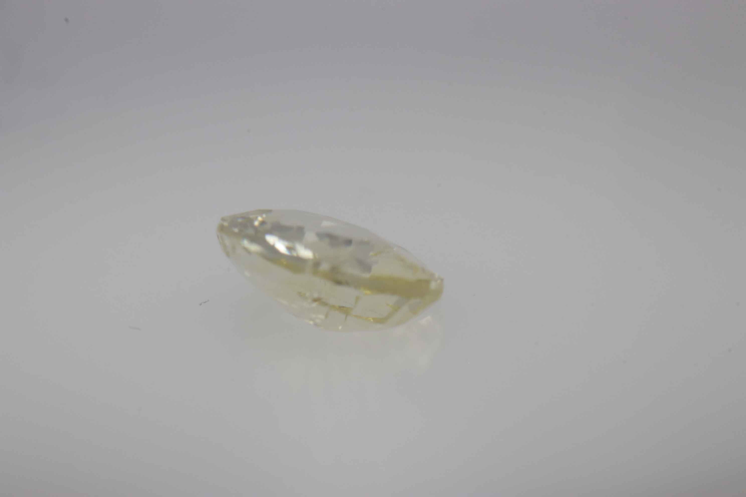 1.1ct Light Goldenrod Yellow Sapphire Vs1 Oval Shape (6.8x5.7x2.6 mm) Unheated gemstone from Sri Lanka