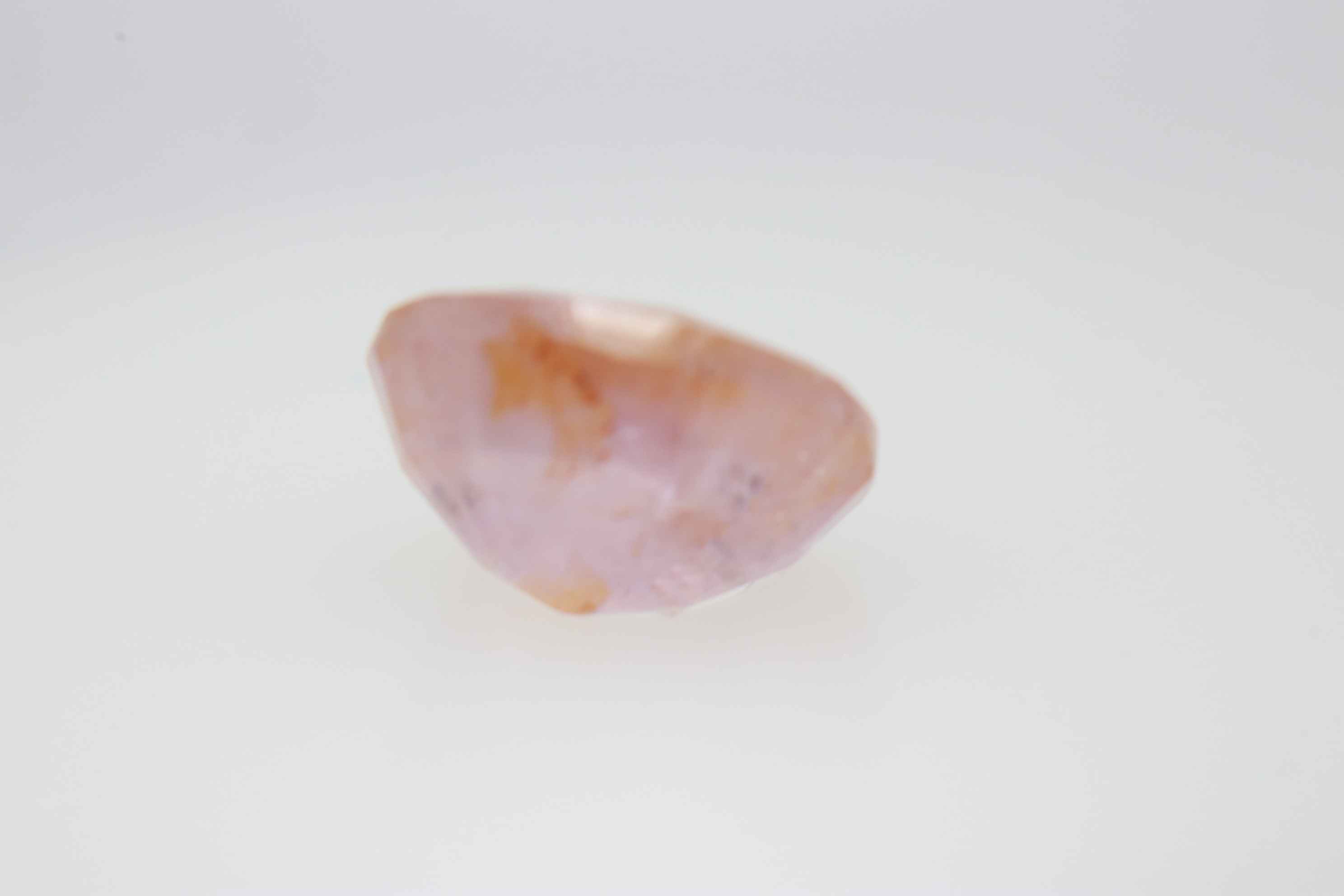 2.2ct Hot Pink Padparadscha Twinning wisp Oval Shape (7.8x6.8x4.5 mm) Unheated gemstone from Sri Lanka