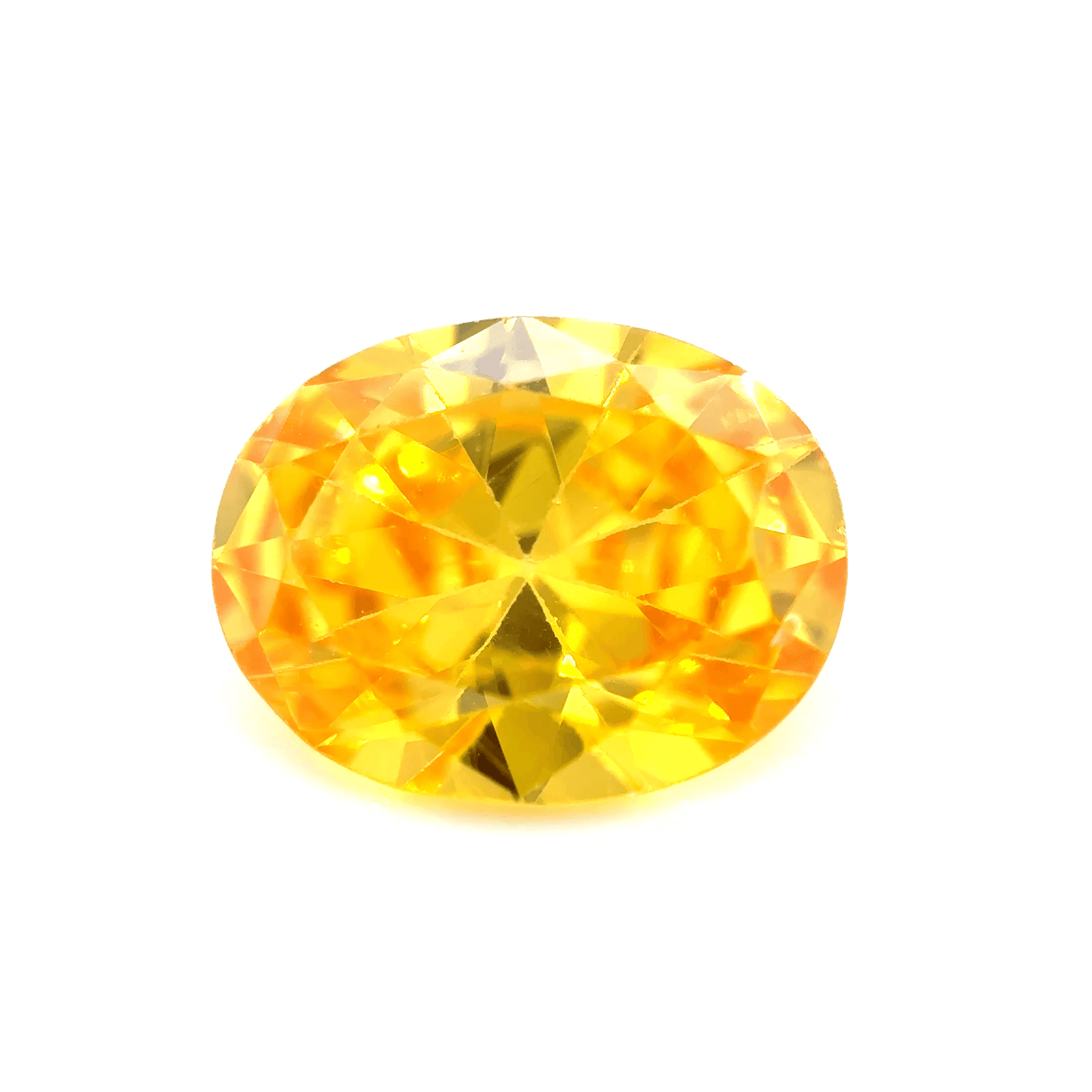 3ct Yellow Sinhalite VVS1 Oval Shape (8.9x6.8x4.2 mm) Unheated gemstone from Sri Lanka