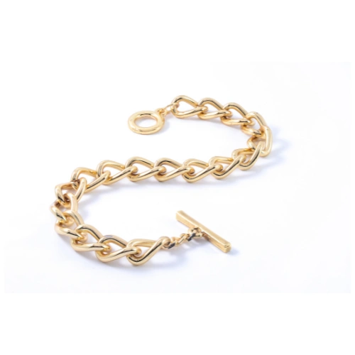 Luxurious Gold Wedding Bracelet in Modern Design