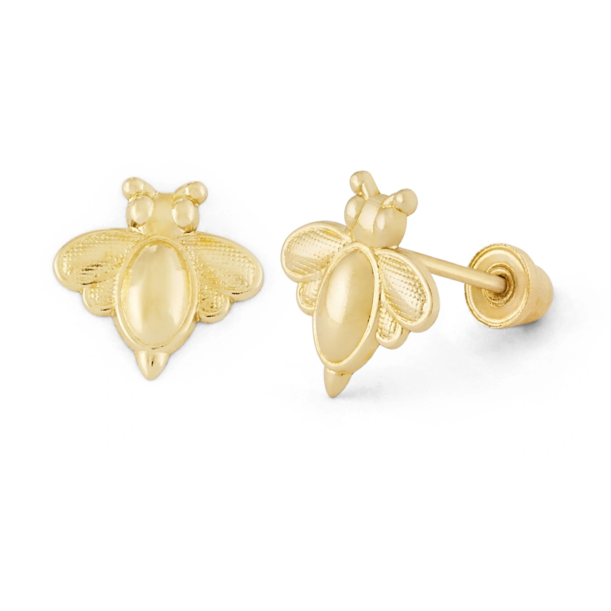14K Gold Bee Stud Earrings (1850SB)