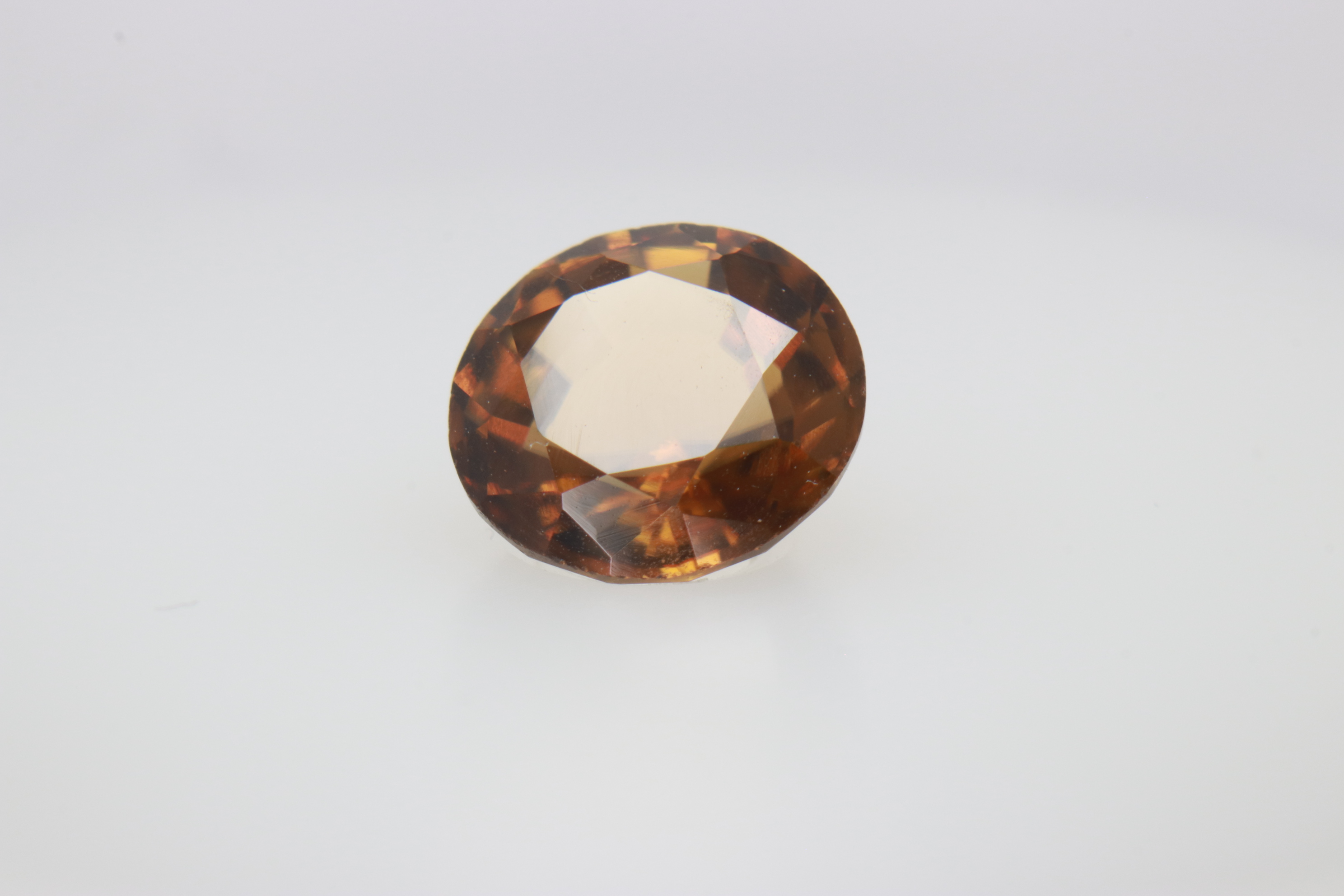 1.1ct Dark Orange Spinel VVS Oval Shape (6.6x3.6x0 mm) Unheated gemstone from Sri Lanka