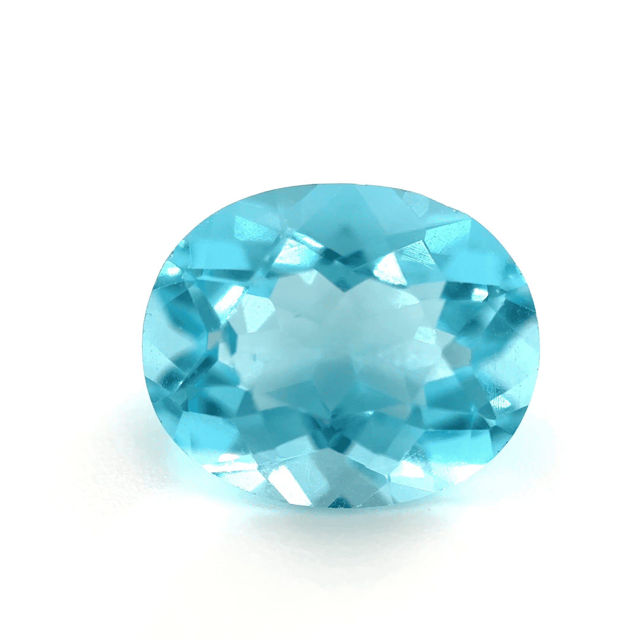 3ct Light Blue Topaz VVS Oval Shape (10.8x9x6.2 mm) Unheated gemstone from Sri Lanka