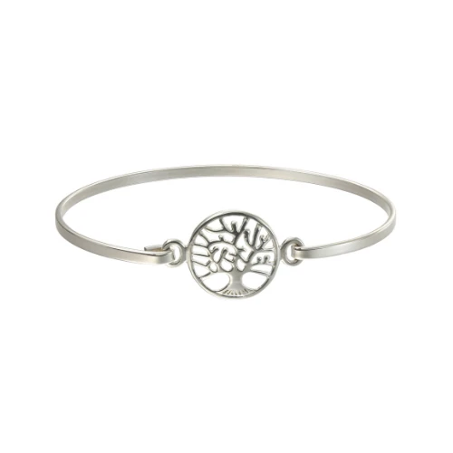 Pulsera clásica de plata para uso diario
