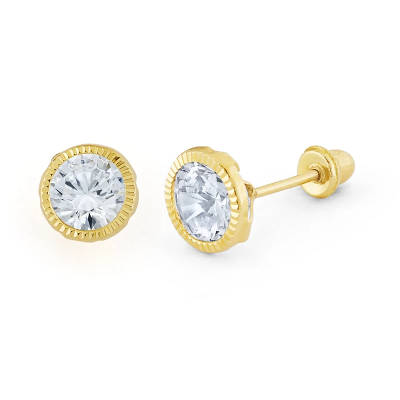 Bezel Studs Joyeria Fenix