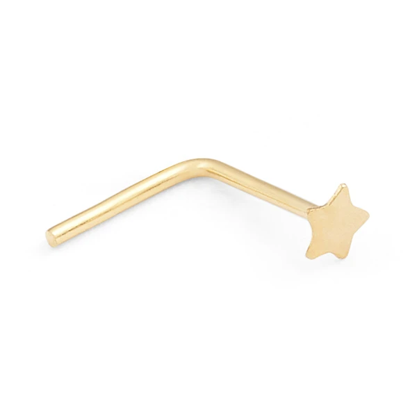 14K Gold Statement Star Nose Stud (1141NR)