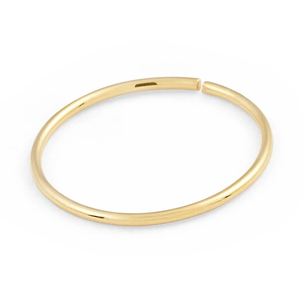 14K Gold Classic Nose Hoop (1201NR)
